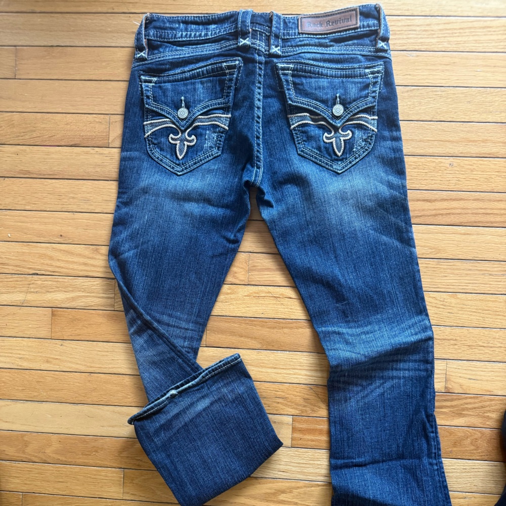 Rock Revival Dark Blue Boot Cut Jeans
